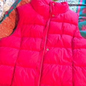 Pink Gap Puffy Vest